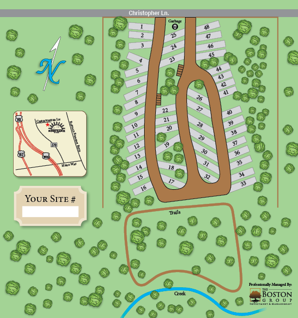 Park Map - Sunset Ranch RV