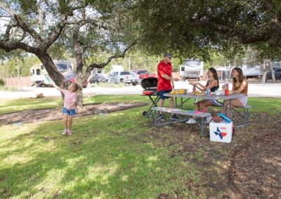 Sunset Ranch RV Park Leander, Texas Family Picnic Area